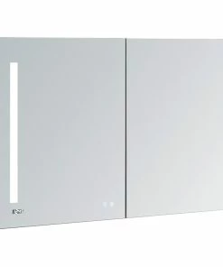 Budget 🎉 AQUADOM Signature Royale LED Medicine Cabinet Defogger 48''x40"x5" 😉