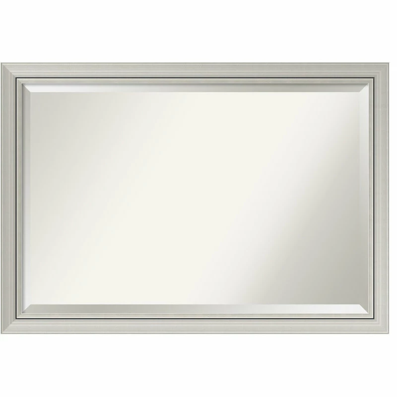 Wholesale ⭐ Amanti Art Bathroom Mirror, Fits Standard 30-48 Cabinet, Romano Narrow Silver, 40x28 ⭐