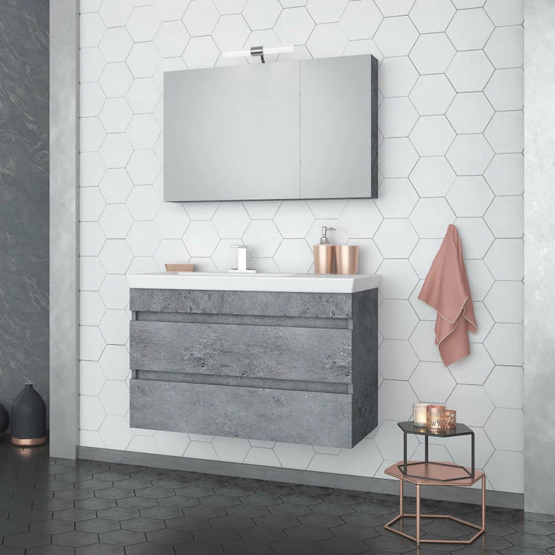 New ๐ A Touch Of Design Frameless 30" Medicine Cabinet With Full Mirror Front, Rhea Gray ๐ - Image 7