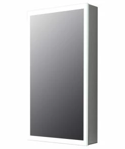 Cheap ๐ Fine Fixtures LED Recessed/Surface Mount Medicine Cabinet, Aluminum, 15"x30", Right Hand Door ๐ฏ