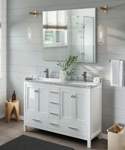 New 🔥 Eviva LLC Eviva Sax Metal Frame Wall Mirror, Brushed Chrome, 60" 😉