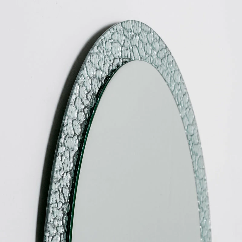 Buy ๐ Decor Wonderland Jewel Oval Frameless Mirror 31.5"x23.6" Oval Wall Mirror โ - Image 4