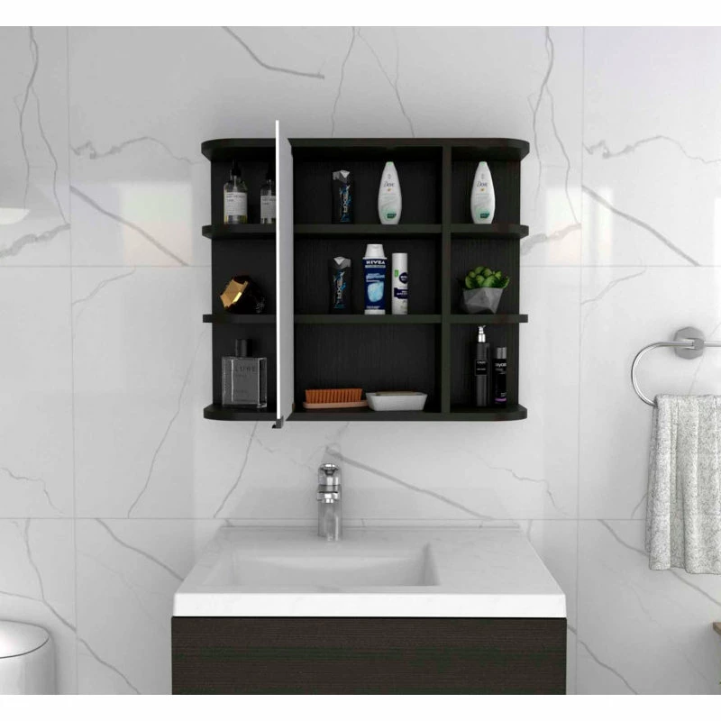 Best reviews of ๐ฅ FM FURNITURE Valdez Medicine Cabinet, Black ๐ - Image 5