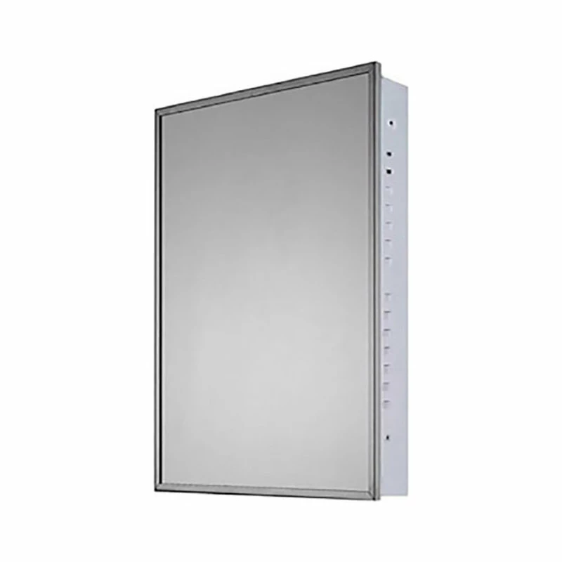 Hot Sale โจ Ketcham Medicine Cabinets/Fred Silver & Company Euroline Medicine Cabinet, 16"x26", Annealed Stainless Frame, Flush Mounted ๐ฅ