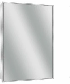 New โค๏ธ Head West, Inc. Head West Glossy Chrome Framed Accent Mirror - 24x30 ๐