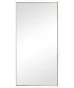 New 👍 FIND Thin Frame Mirror, Gold Finish ✨