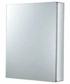 Outlet 🔔 Fine Fixtures Bathroom Medicine Cabinet, Aluminum, Recessed/Surface Mount, 24"x30" 🛒