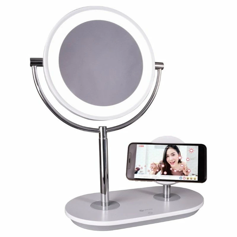 Discount ๐ OttLite Technologies OttLite Wireless Charging LED Makeup Mirror In White ๐