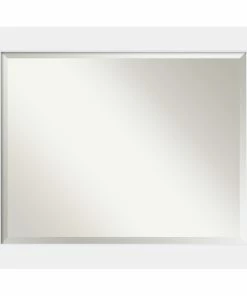 Discount ๐คฉ Amanti Art Bathroom Mirror, Fits Standard 30 To 36 Cabinet, Corvino White, 33x27 ๐ฏ
