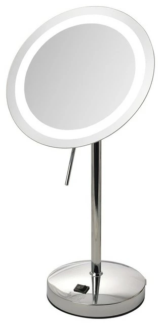 Promo ๐งจ Jerdon Sharper Image 8.5" Mirror With 8X Mag, Chrome ๐