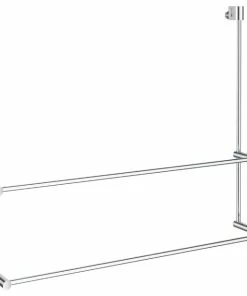 Best reviews of 🛒 Smedbo Inc Aurora Double Towel Rail For Shower Glass 🤩