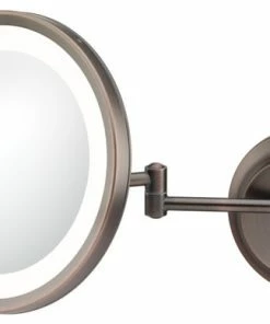 Best deal 🎁 Aptations Single Sided 3500K Led Round Double Arm Wall Hardwired, Italian Bronze 😉