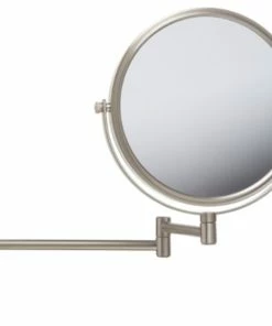 Best deal 🛒 Jerdon JP7506N 8-Inch Two-Sided Swivel Wall Mount Mirror With 5x Magnification ⌛