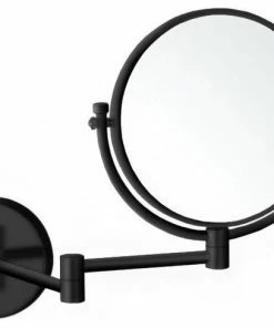 Cheap 🎁 Nameeks Matte Black Double Sided Wall Mounted 5x Makeup Mirror 🎁