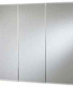 Deals ✨ Jacuzzi® Official Jacuzzi PD47000 26" H X 30" W X 5-1/4" D Triple Door Medicine - Silver Aluminum ✔️