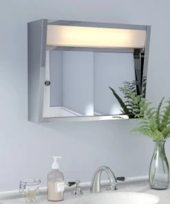 Best reviews of 🧨 Ketcham Medicine Cabinets/Fred Silver & Company 24"W X 19"H Sliding Door Series Surface Mounted Polished Edge Mirror Door ⭐