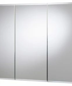 Coupon 🧨 Jacuzzi® Official Jacuzzi PD48000 26" H X 36" W X 5-1/4" D Triple Door Medicine - Silver Aluminum 🔔