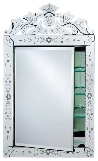 New ๐งจ Afina Corporation Afina Radiance Traditional Venetian Medicine Cabinets, Hinge Right ๐