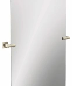 Best Sale ✔️ Moen BP1892 Triva 36" X 27-7/16" Frameless Bathroom Mirror - Brushed Nickel 🤩