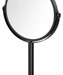 Budget ✨ Gatco Fine Bathware Latitude II Table Vanity Mirror, Matte Black 👍