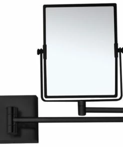 Cheapest ✔️ Nameeks Matte Black Double Face 5x Wall Mounted Magnifying Mirror 😉