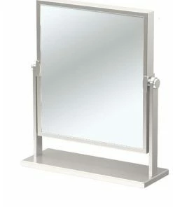 Top 10 🛒 Gatco Fine Bathware Gatco Elegant Magnified Table Mirror In Satin Nickel 🎉